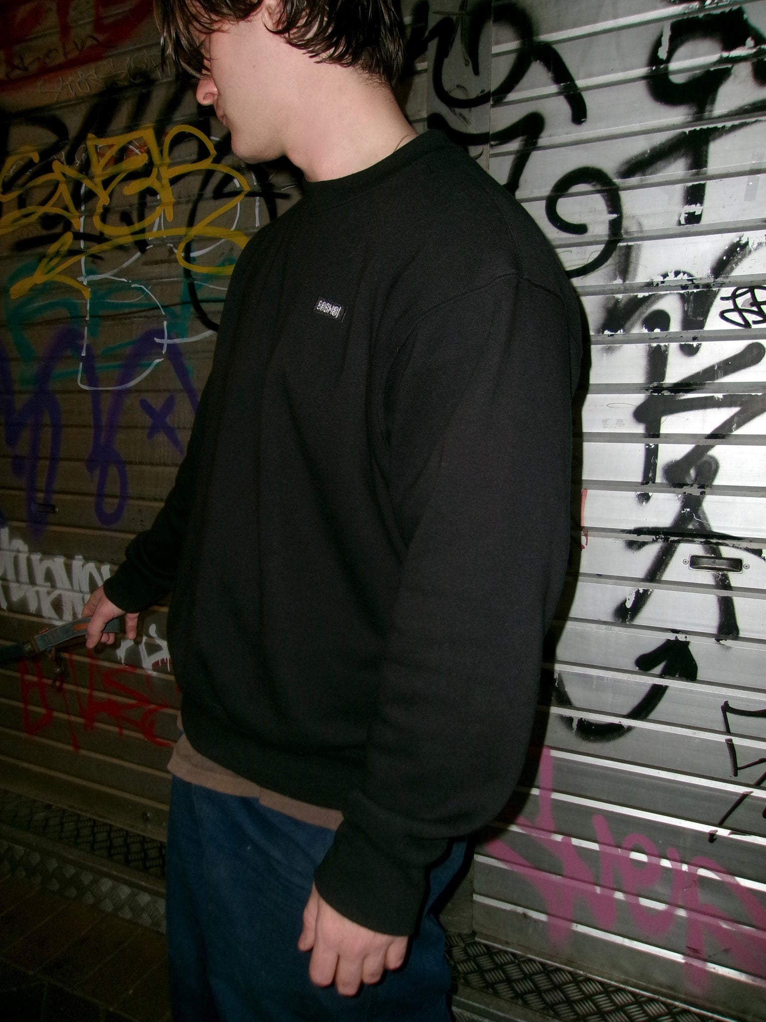 Casual Small Logo Crewneck