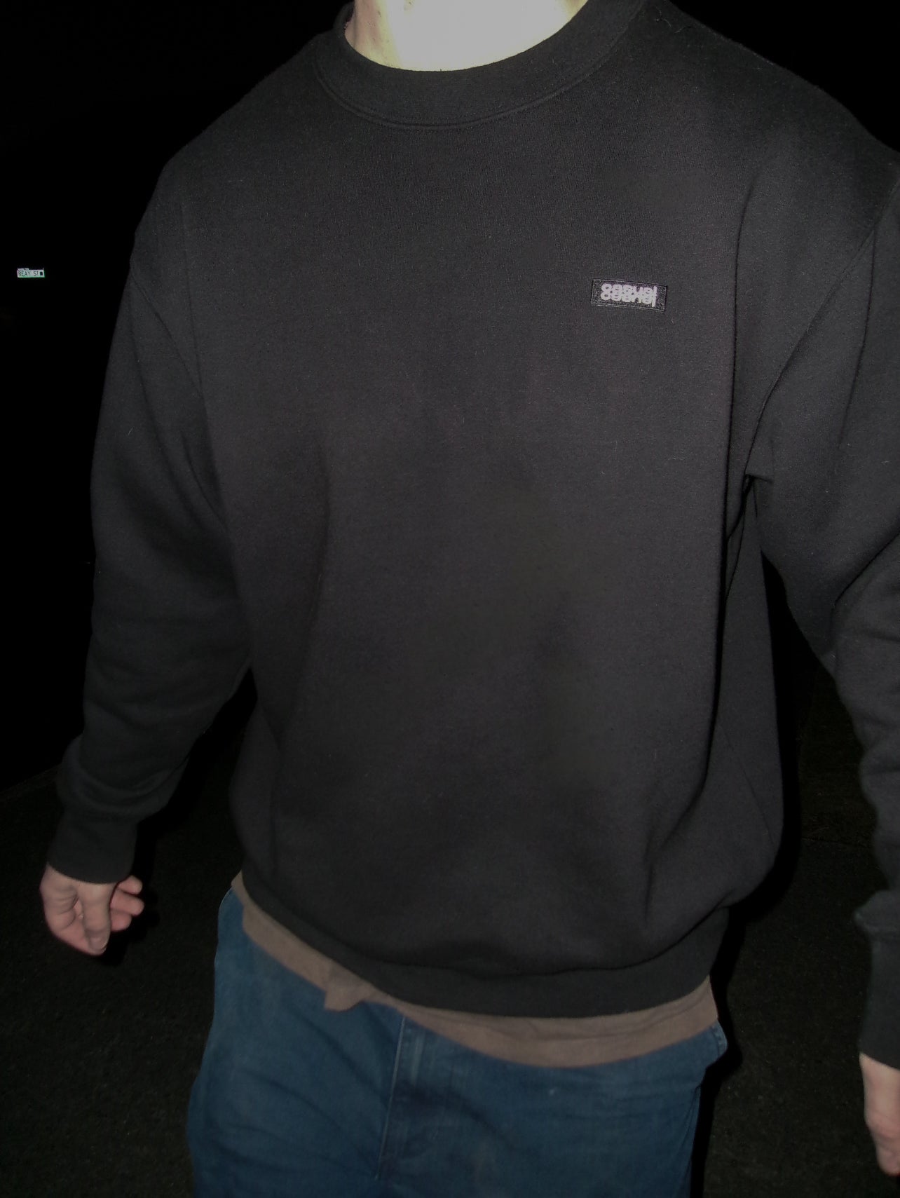 Casual Small Logo Crewneck