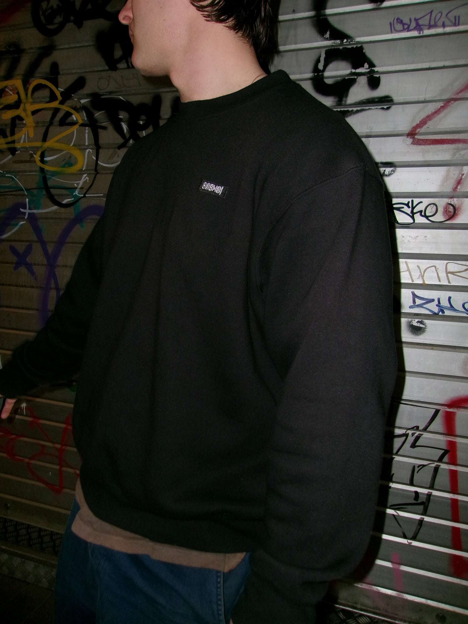 Casual Small Logo Crewneck