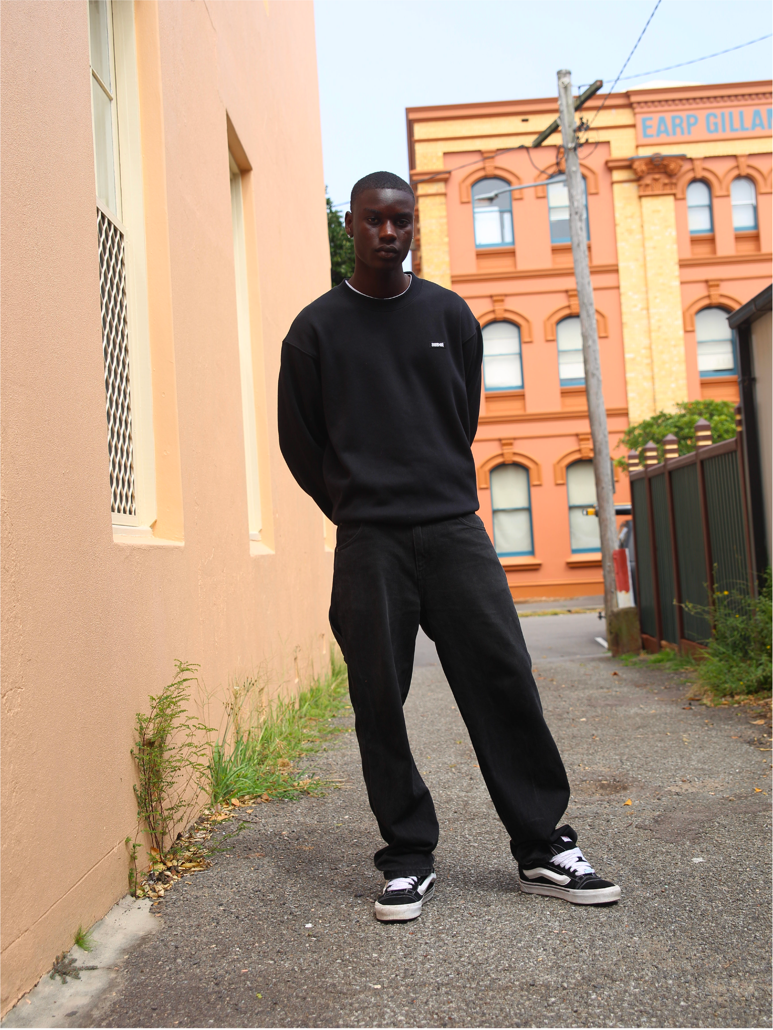 Casual Small Logo Crewneck
