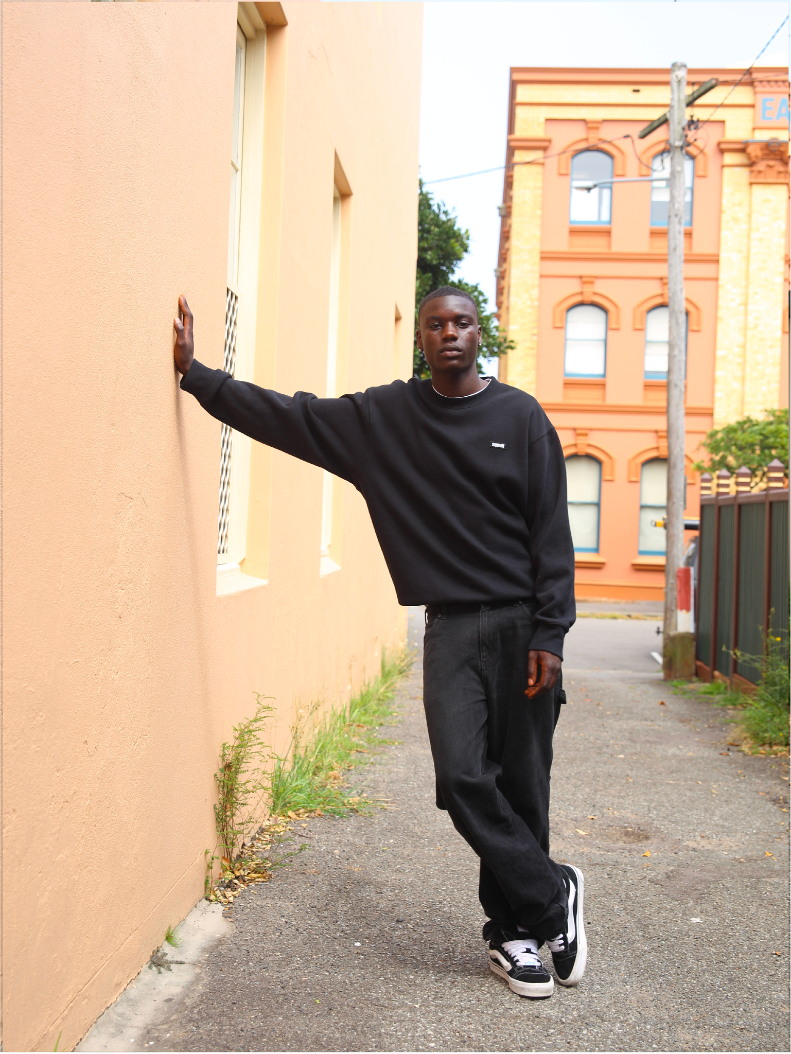 Casual Small Logo Crewneck